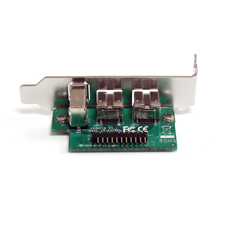 StarTech MPEX1394B3 3 Port 2b 1a 1394 Mini PCI Express FireWire Card Adapter